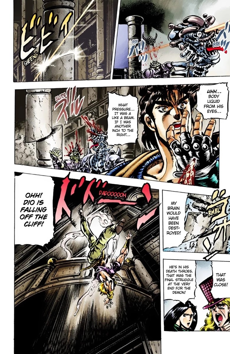 JoJo's Bizarre Adventure Part 1 - Phantom Blood (Official Colored) Chapter 41 page 8 - Chapter 41: Fire and Ice, Jonathan and Dio Part 3