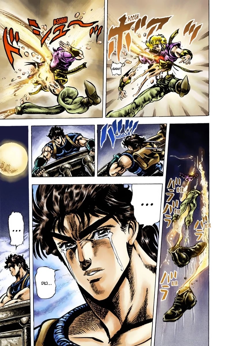JoJo's Bizarre Adventure Part 1 - Phantom Blood (Official Colored) Chapter 41 page 9 - Chapter 41: Fire and Ice, Jonathan and Dio Part 3