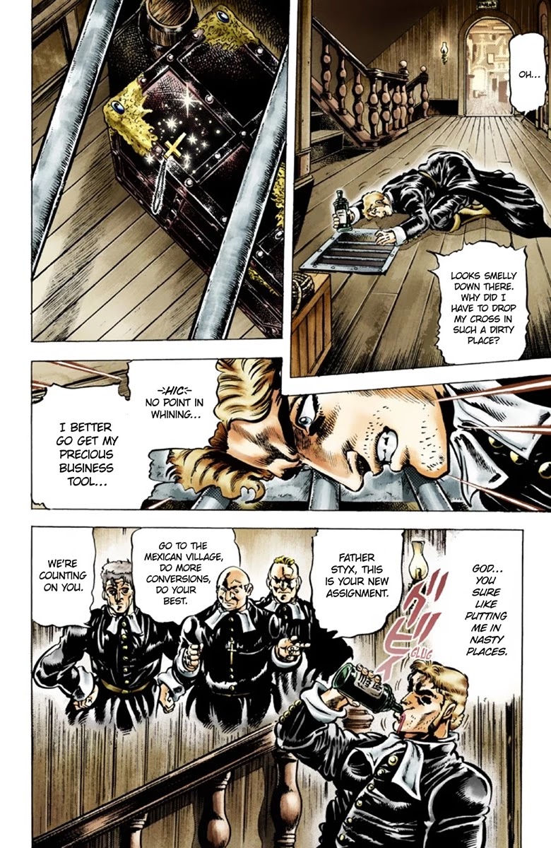 JoJo's Bizarre Adventure Part 1 - Phantom Blood (Official Colored) Chapter 42 page 11 - Chapter 42: Fire and Ice, Jonathan and Dio Part 4