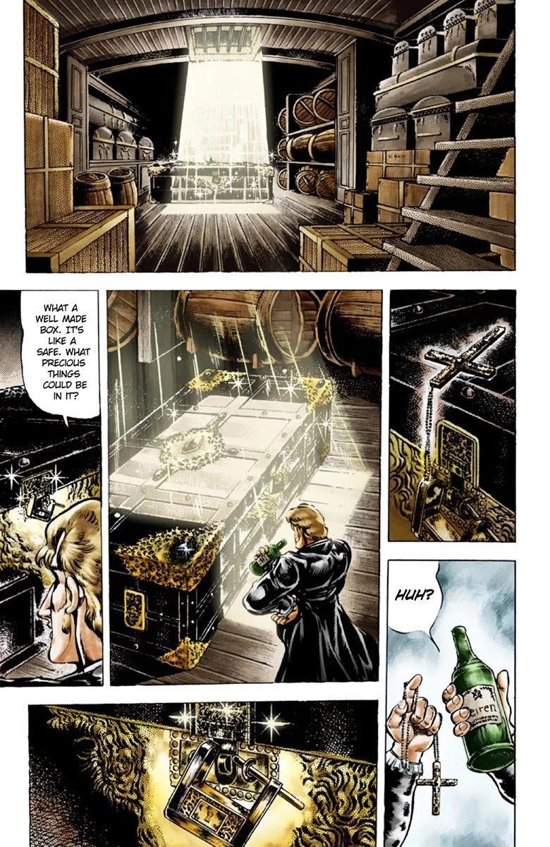 JoJo's Bizarre Adventure Part 1 - Phantom Blood (Official Colored) Chapter 42 page 12 - Chapter 42: Fire and Ice, Jonathan and Dio Part 4