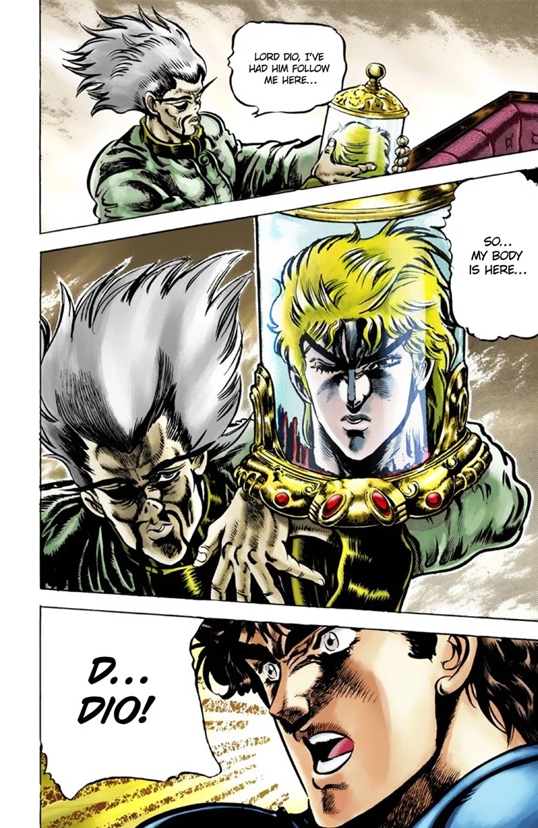 JoJo's Bizarre Adventure Part 1 - Phantom Blood (Official Colored) Chapter 42 page 15 - Chapter 42: Fire and Ice, Jonathan and Dio Part 4
