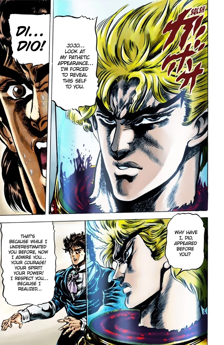 JoJo's Bizarre Adventure Part 1 - Phantom Blood (Official Colored) Chapter 42 page 16 - Chapter 42: Fire and Ice, Jonathan and Dio Part 4