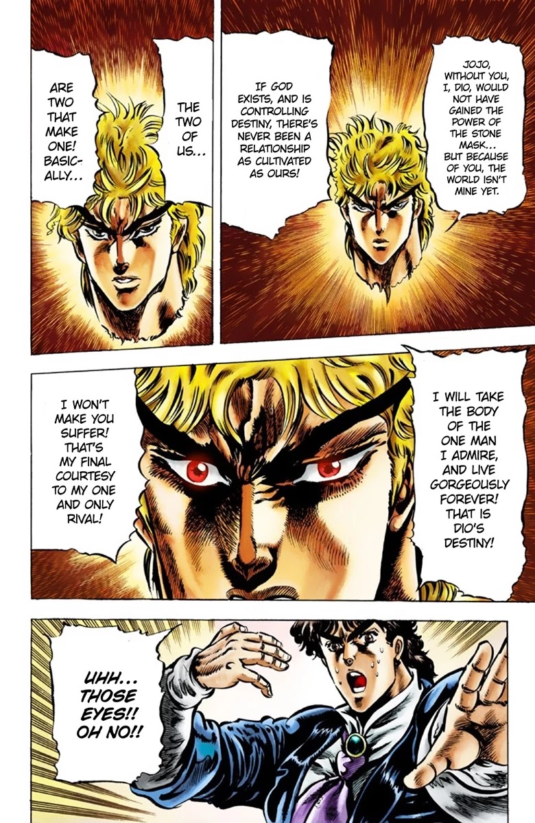 JoJo's Bizarre Adventure Part 1 - Phantom Blood (Official Colored) Chapter 42 page 17 - Chapter 42: Fire and Ice, Jonathan and Dio Part 4
