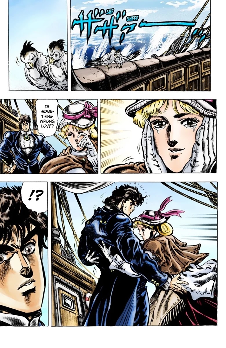 JoJo's Bizarre Adventure Part 1 - Phantom Blood (Official Colored) Chapter 42 page 4 - Chapter 42: Fire and Ice, Jonathan and Dio Part 4