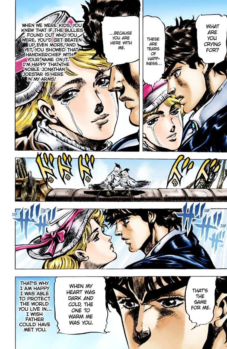 JoJo's Bizarre Adventure Part 1 - Phantom Blood (Official Colored) Chapter 42 page 5 - Chapter 42: Fire and Ice, Jonathan and Dio Part 4