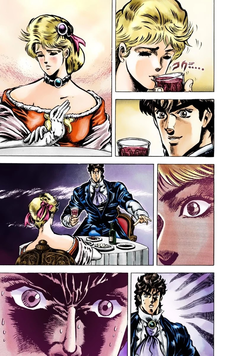 JoJo's Bizarre Adventure Part 1 - Phantom Blood (Official Colored) Chapter 42 page 8 - Chapter 42: Fire and Ice, Jonathan and Dio Part 4