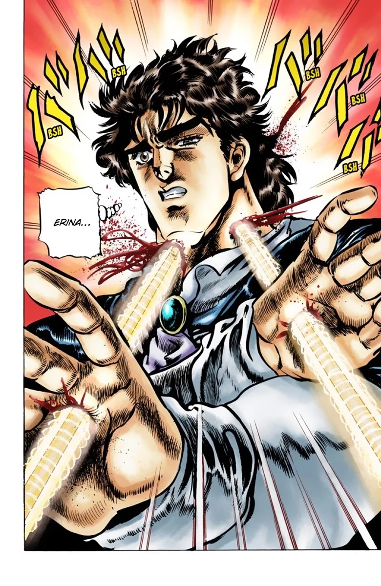 JoJo's Bizarre Adventure Part 1 - Phantom Blood (Official Colored) Chapter 43 page 1 - Chapter 43: Fire and Ice, Jonathan and Dio Part 5