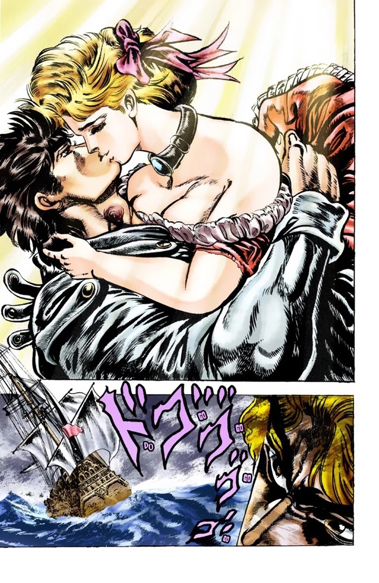 JoJo's Bizarre Adventure Part 1 - Phantom Blood (Official Colored) Chapter 43 page 19 - Chapter 43: Fire and Ice, Jonathan and Dio Part 5