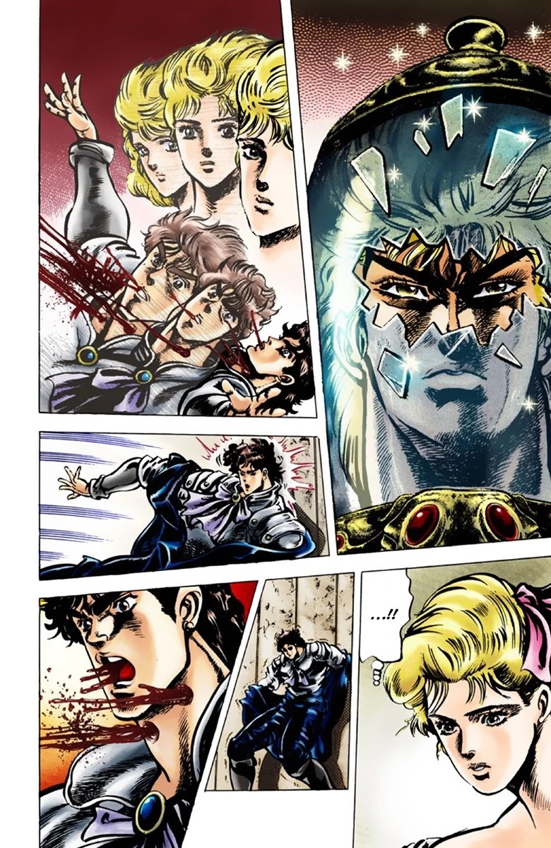JoJo's Bizarre Adventure Part 1 - Phantom Blood (Official Colored) Chapter 43 page 4 - Chapter 43: Fire and Ice, Jonathan and Dio Part 5