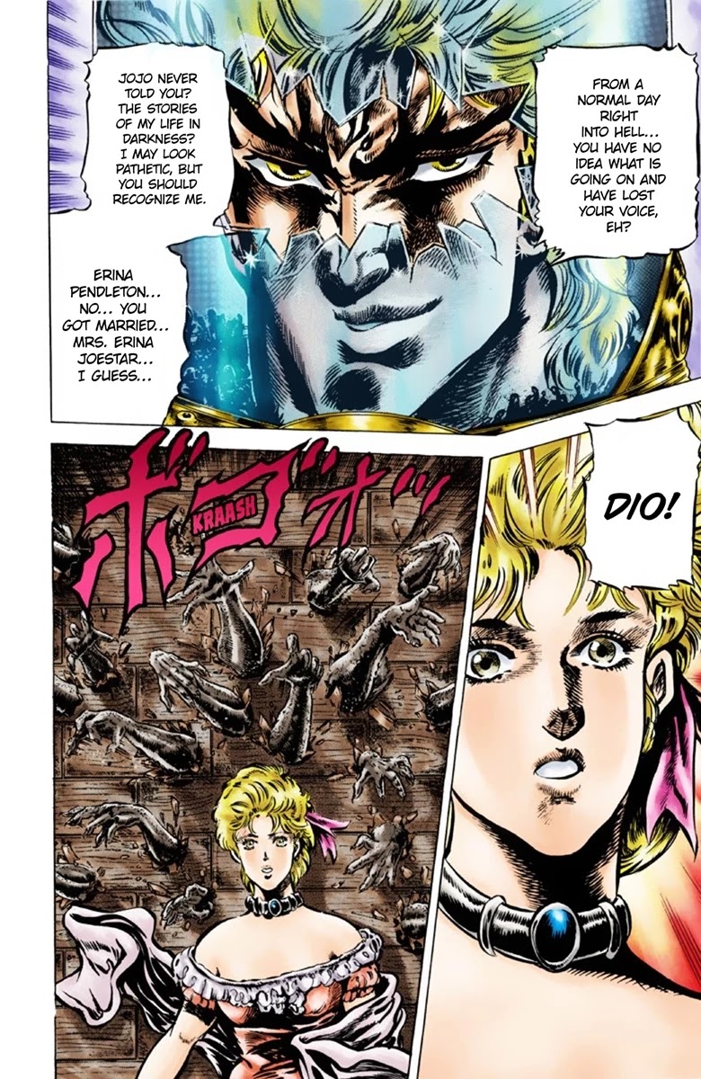 JoJo's Bizarre Adventure Part 1 - Phantom Blood (Official Colored) Chapter 43 page 6 - Chapter 43: Fire and Ice, Jonathan and Dio Part 5