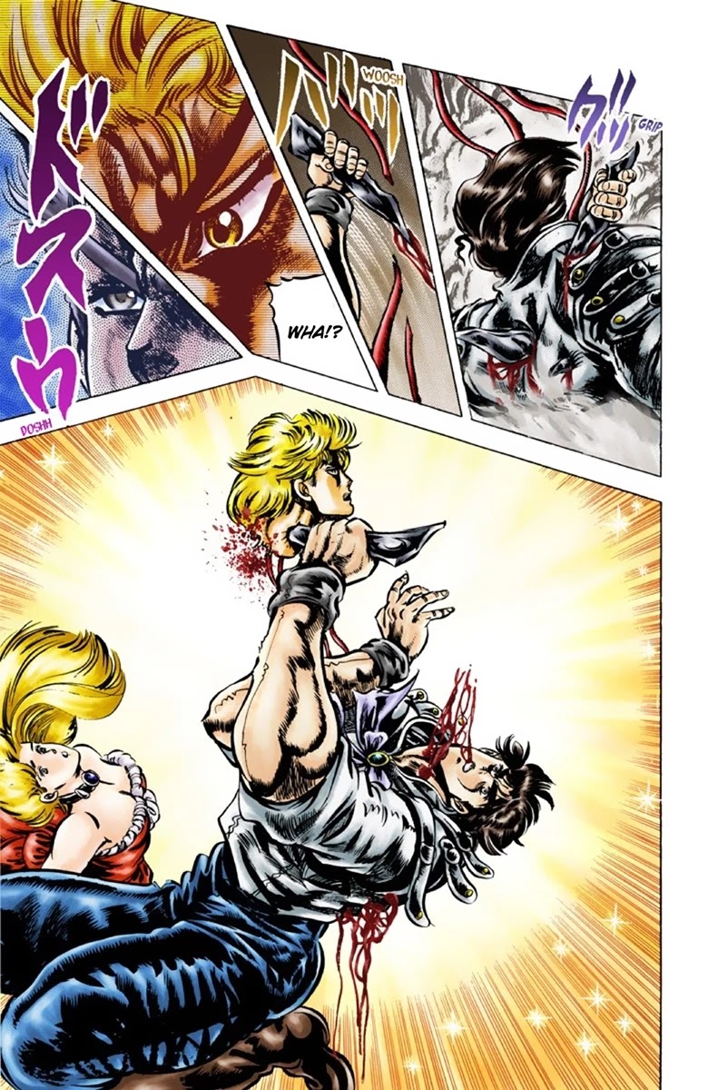 JoJo's Bizarre Adventure Part 1 - Phantom Blood (Official Colored) Chapter 44 page 10 - Chapter 44: Fire and Ice, Jonathan and Dio Part 6 [END]
