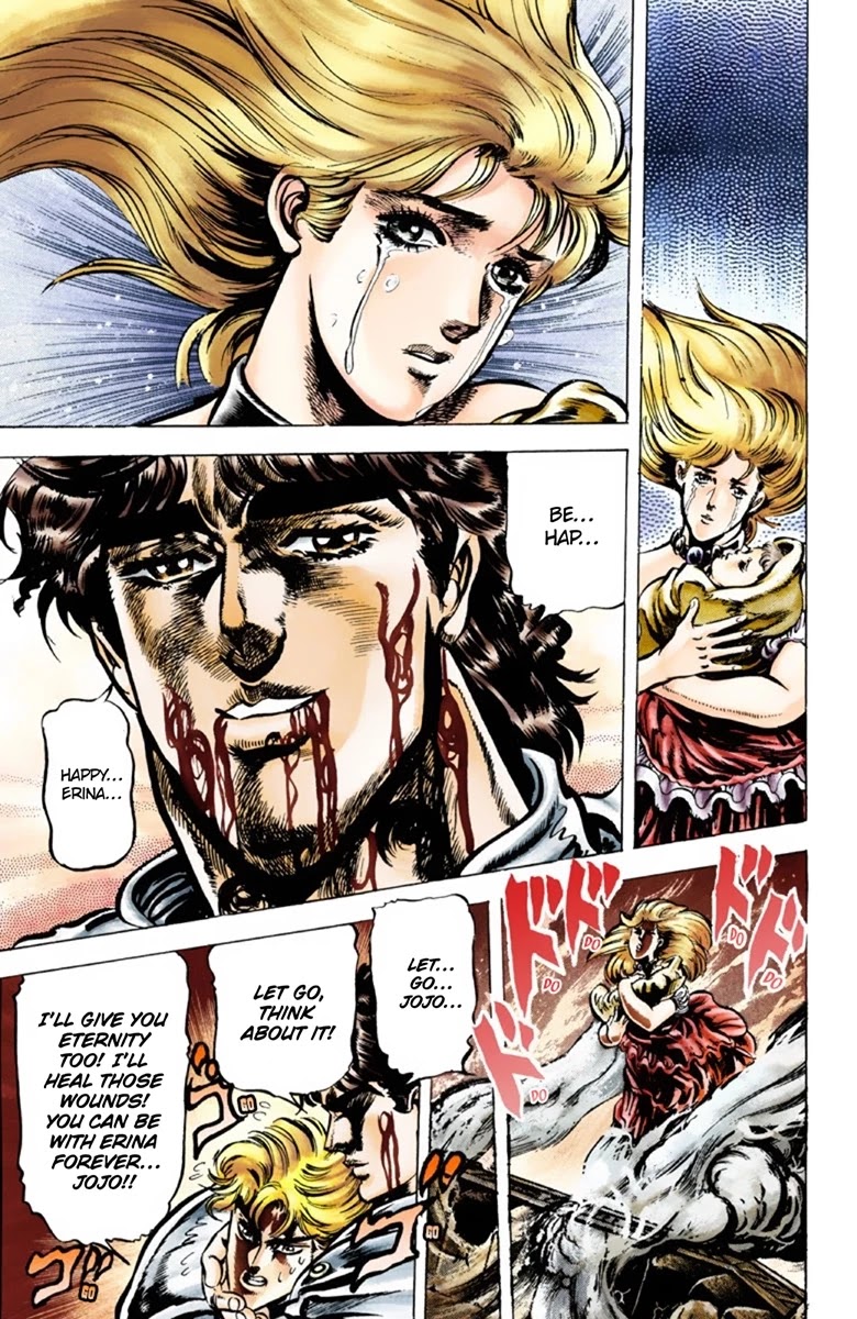 JoJo's Bizarre Adventure Part 1 - Phantom Blood (Official Colored) Chapter 44 page 12 - Chapter 44: Fire and Ice, Jonathan and Dio Part 6 [END]
