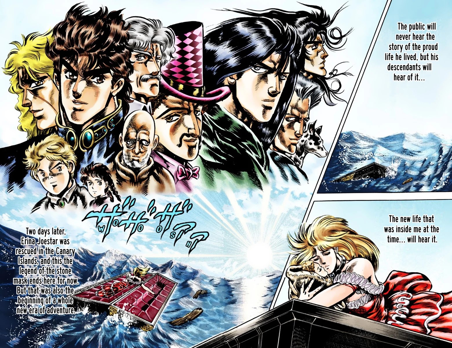 JoJo's Bizarre Adventure Part 1 - Phantom Blood (Official Colored) Chapter 44 page 15 - Chapter 44: Fire and Ice, Jonathan and Dio Part 6 [END]
