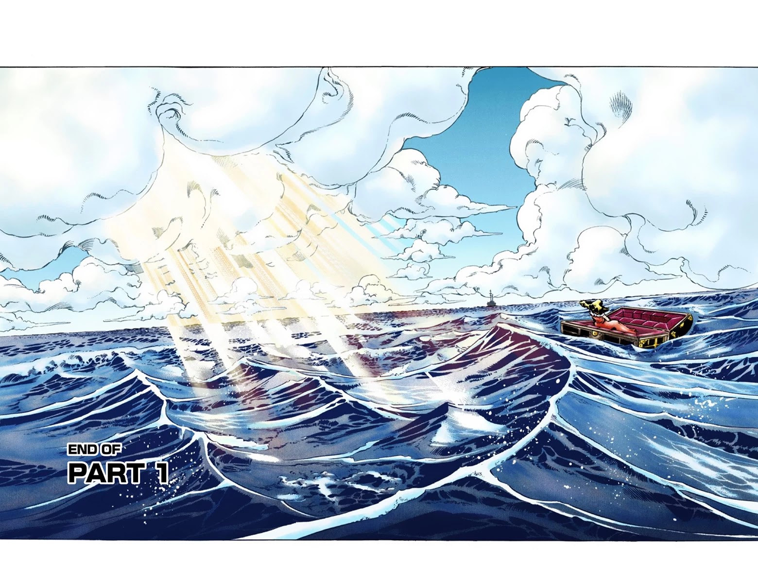 JoJo's Bizarre Adventure Part 1 - Phantom Blood (Official Colored) Chapter 44 page 16 - Chapter 44: Fire and Ice, Jonathan and Dio Part 6 [END]