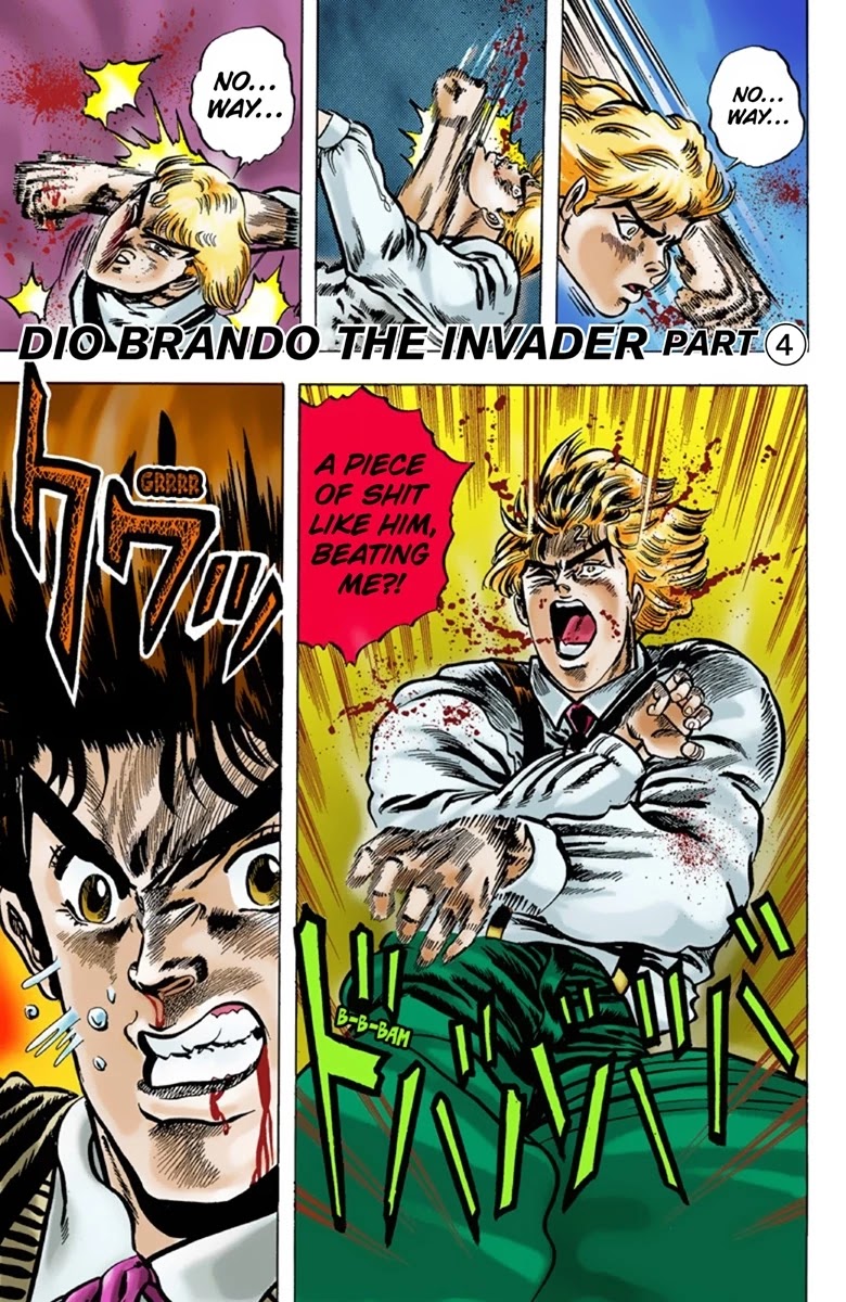 JoJo's Bizarre Adventure Part 1 - Phantom Blood (Official Colored) Chapter 5 page 2 - Chapter 5: Dio Brando the Invader Part 4