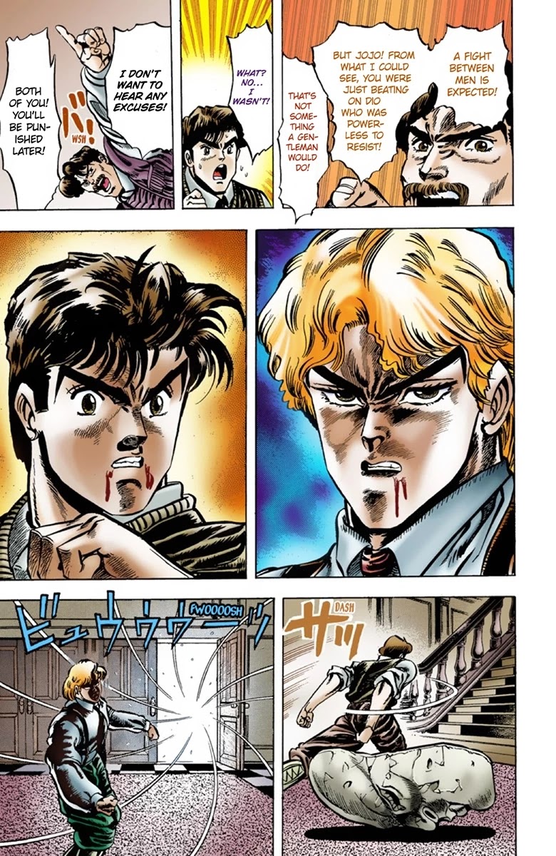 JoJo's Bizarre Adventure Part 1 - Phantom Blood (Official Colored) Chapter 5 page 8 - Chapter 5: Dio Brando the Invader Part 4