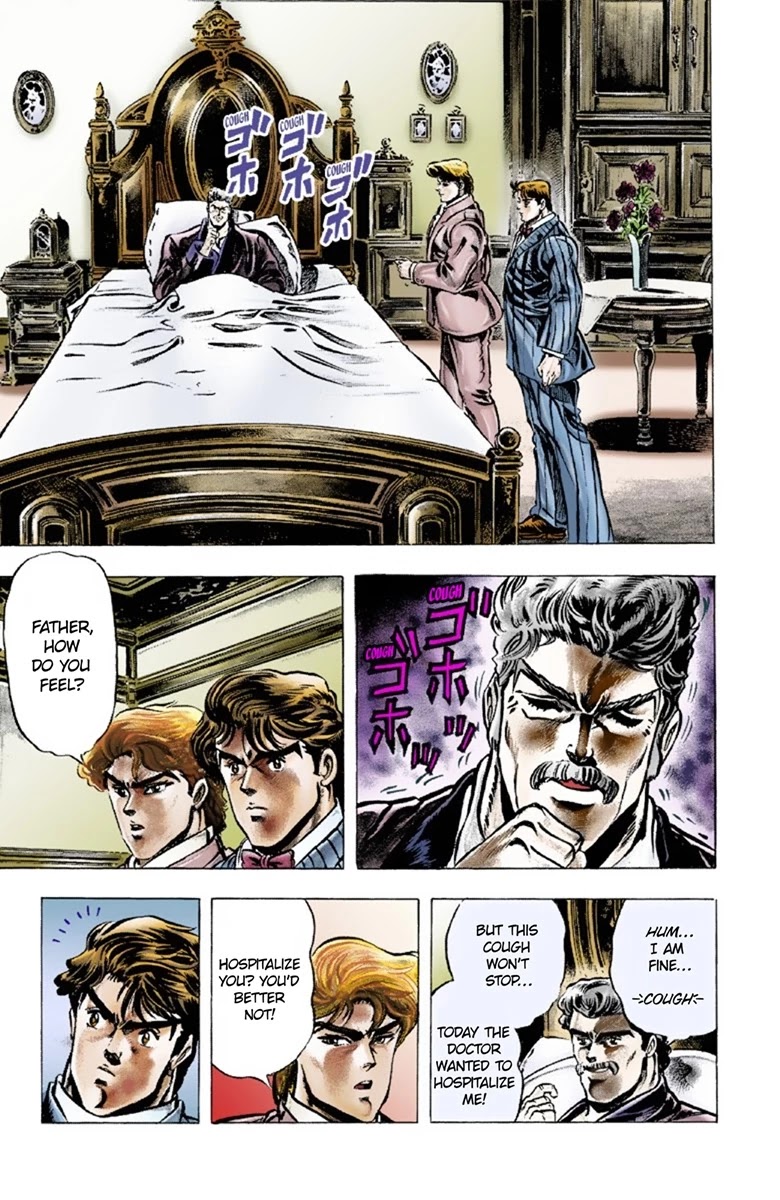 JoJo's Bizarre Adventure Part 1 - Phantom Blood (Official Colored) Chapter 6 page 13 - Chapter 6: A Letter from the Past Part 1