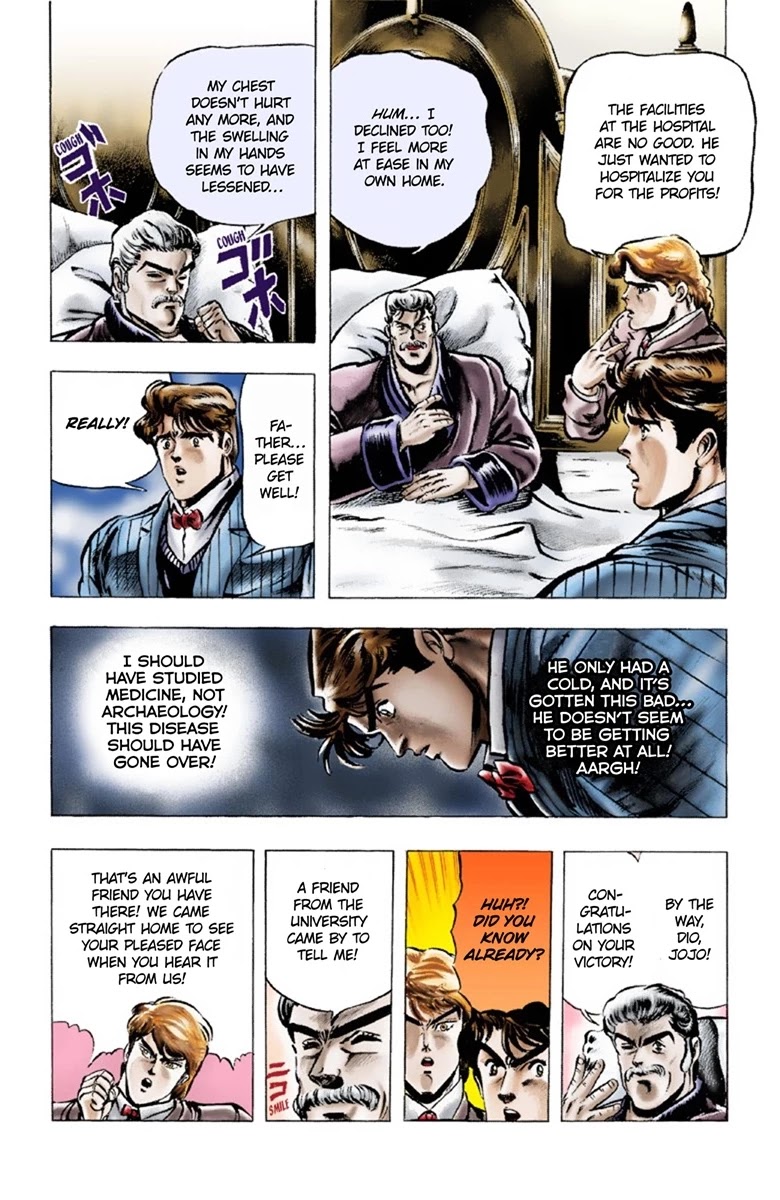 JoJo's Bizarre Adventure Part 1 - Phantom Blood (Official Colored) Chapter 6 page 14 - Chapter 6: A Letter from the Past Part 1