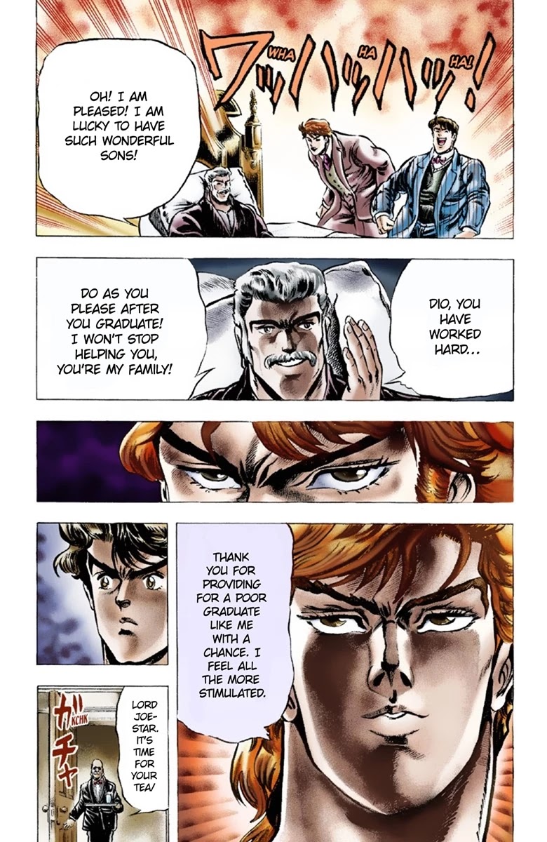 JoJo's Bizarre Adventure Part 1 - Phantom Blood (Official Colored) Chapter 6 page 15 - Chapter 6: A Letter from the Past Part 1