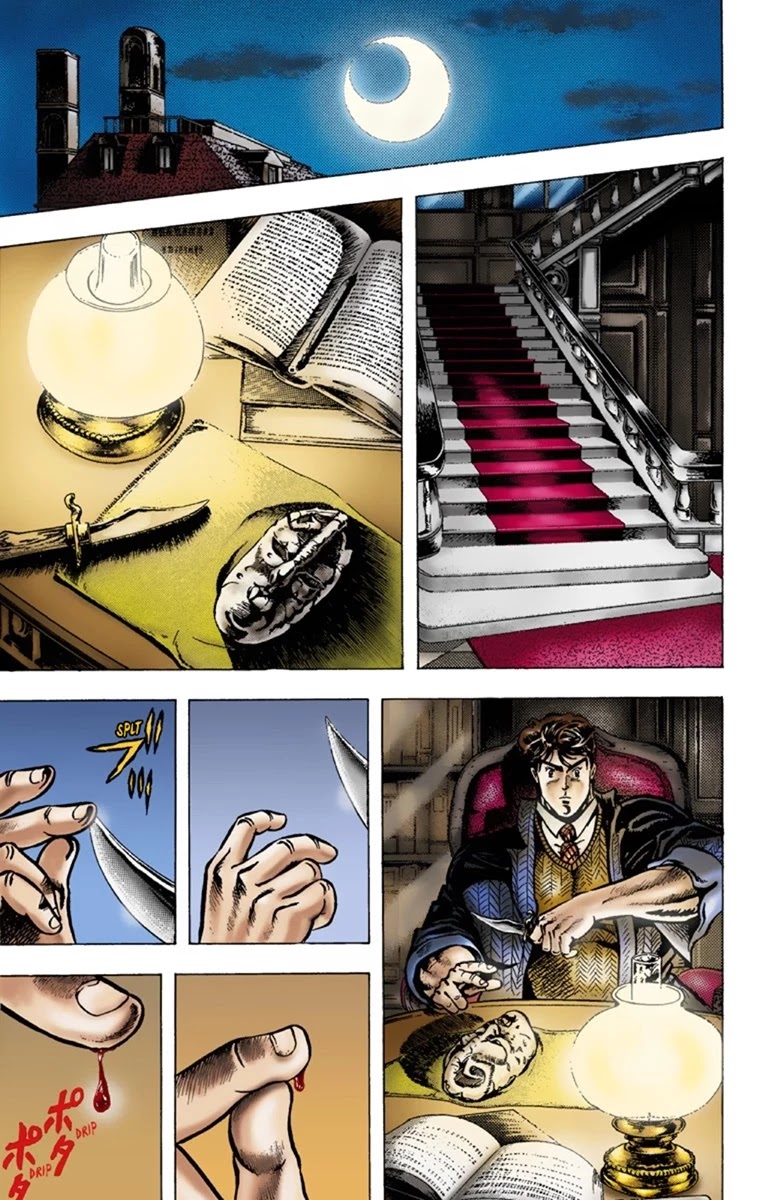 JoJo's Bizarre Adventure Part 1 - Phantom Blood (Official Colored) Chapter 6 page 17 - Chapter 6: A Letter from the Past Part 1