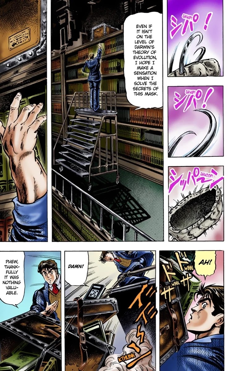 JoJo's Bizarre Adventure Part 1 - Phantom Blood (Official Colored) Chapter 6 page 19 - Chapter 6: A Letter from the Past Part 1
