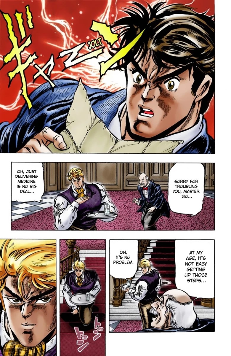 JoJo's Bizarre Adventure Part 1 - Phantom Blood (Official Colored) Chapter 6 page 21 - Chapter 6: A Letter from the Past Part 1