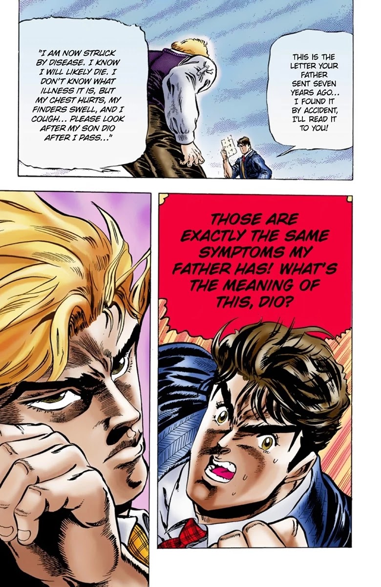 JoJo's Bizarre Adventure Part 1 - Phantom Blood (Official Colored) Chapter 6 page 23 - Chapter 6: A Letter from the Past Part 1