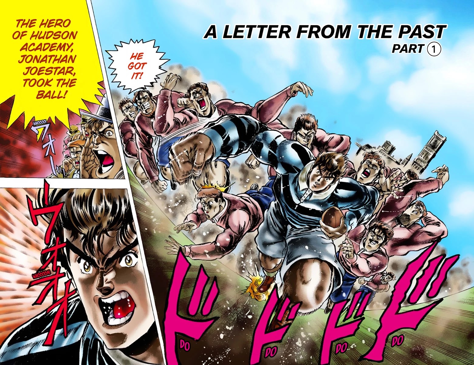 JoJo's Bizarre Adventure Part 1 - Phantom Blood (Official Colored) Chapter 6 page 3 - Chapter 6: A Letter from the Past Part 1