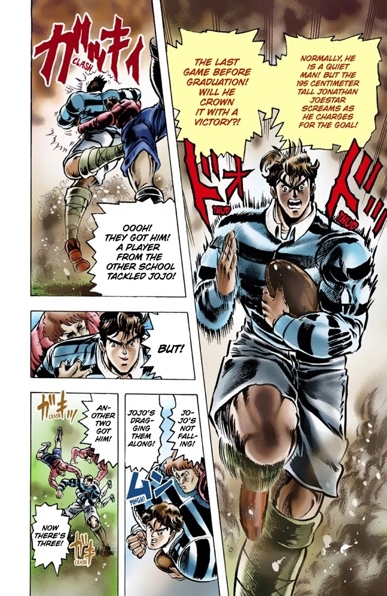 JoJo's Bizarre Adventure Part 1 - Phantom Blood (Official Colored) Chapter 6 page 4 - Chapter 6: A Letter from the Past Part 1