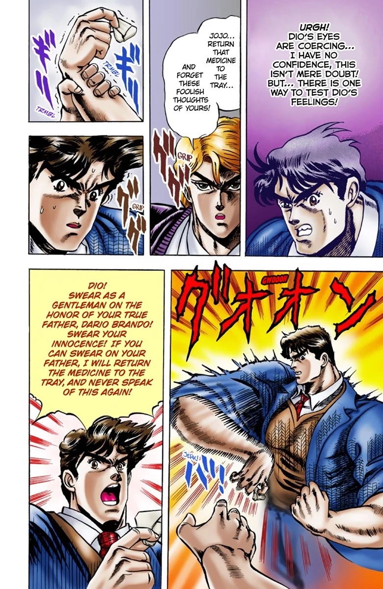 JoJo's Bizarre Adventure Part 1 - Phantom Blood (Official Colored) Chapter 7 page 13 - Chapter 7: A Letter from the Past Part 2