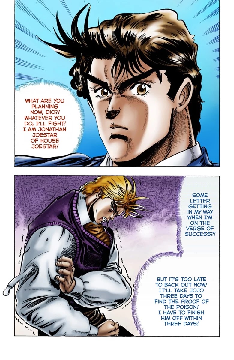 JoJo's Bizarre Adventure Part 1 - Phantom Blood (Official Colored) Chapter 7 page 20 - Chapter 7: A Letter from the Past Part 2