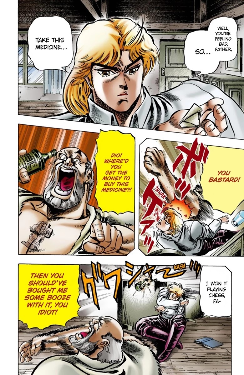JoJo's Bizarre Adventure Part 1 - Phantom Blood (Official Colored) Chapter 7 page 3 - Chapter 7: A Letter from the Past Part 2
