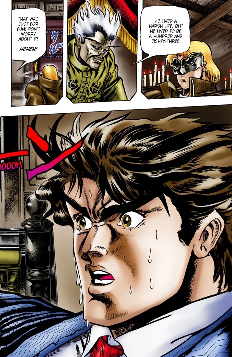 JoJo's Bizarre Adventure Part 1 - Phantom Blood (Official Colored) Chapter 7 page 7 - Chapter 7: A Letter from the Past Part 2