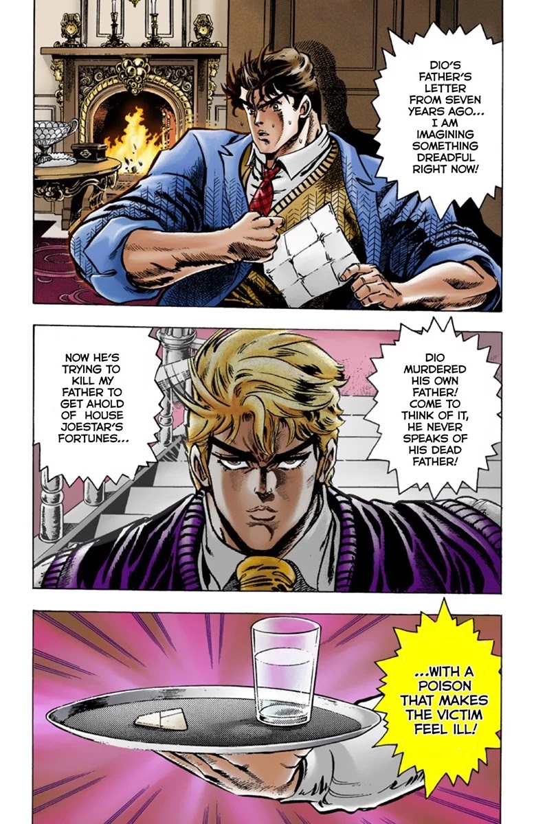 JoJo's Bizarre Adventure Part 1 - Phantom Blood (Official Colored) Chapter 7 page 9 - Chapter 7: A Letter from the Past Part 2
