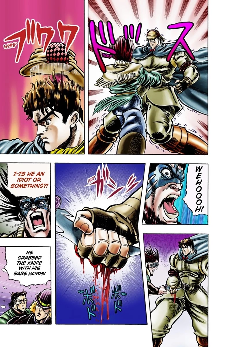 JoJo's Bizarre Adventure Part 1 - Phantom Blood (Official Colored) Chapter 8 page 18 - Chapter 8: The Stone Mask Part 1
