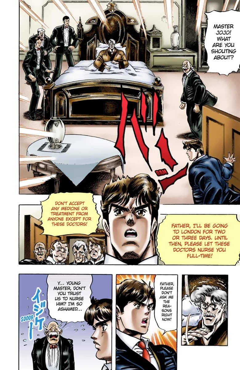 JoJo's Bizarre Adventure Part 1 - Phantom Blood (Official Colored) Chapter 8 page 3 - Chapter 8: The Stone Mask Part 1