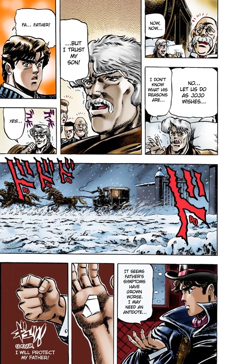 JoJo's Bizarre Adventure Part 1 - Phantom Blood (Official Colored) Chapter 8 page 4 - Chapter 8: The Stone Mask Part 1