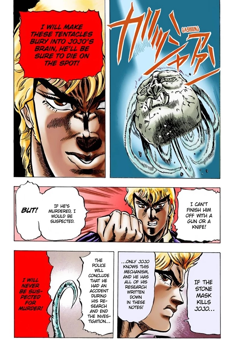JoJo's Bizarre Adventure Part 1 - Phantom Blood (Official Colored) Chapter 8 page 9 - Chapter 8: The Stone Mask Part 1