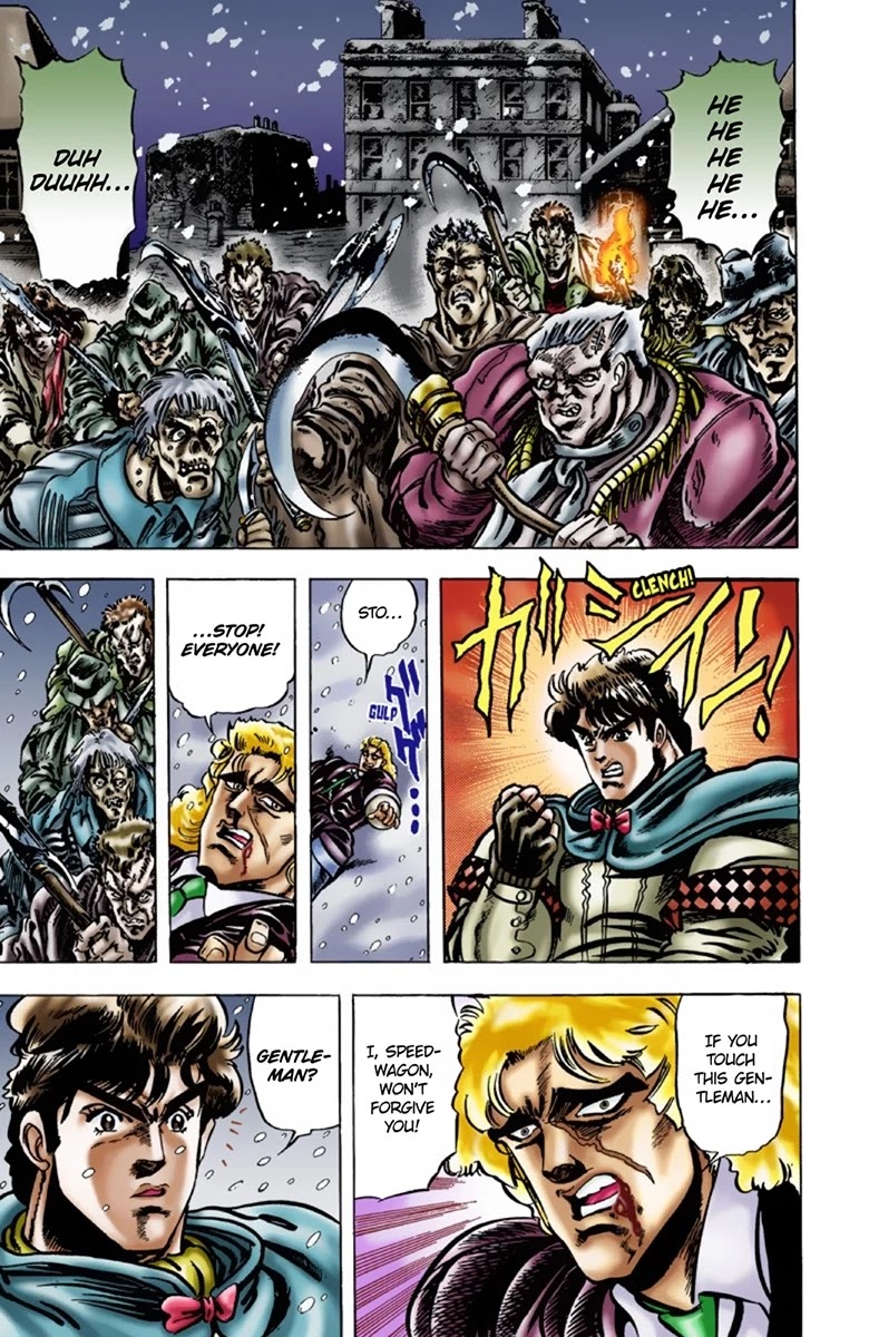 JoJo's Bizarre Adventure Part 1 - Phantom Blood (Official Colored) Chapter 9 page 14 - Chapter 9: The Stone Mask Part 2