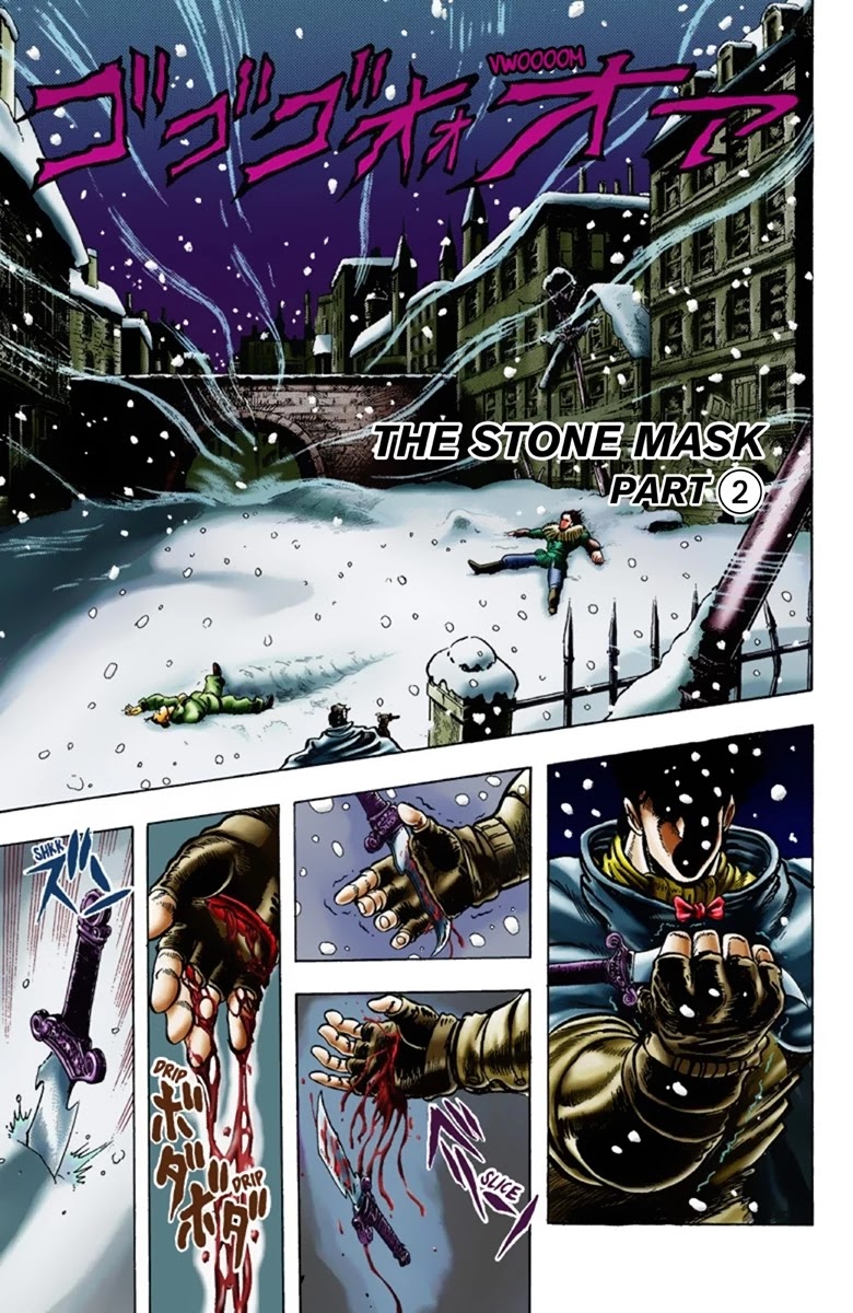 JoJo's Bizarre Adventure Part 1 - Phantom Blood (Official Colored) Chapter 9 page 4 - Chapter 9: The Stone Mask Part 2