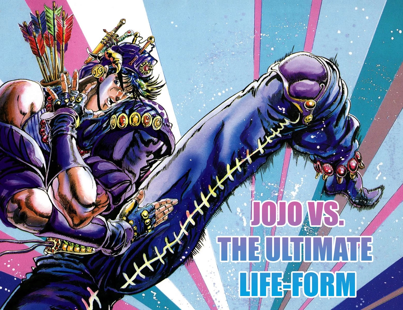 JoJo's Bizarre Adventure Part 2 - Battle Tendency (Official Colored) Chapter 13 page 1 - Chapter 13: JoJo Vs. The Ultimate Life-form