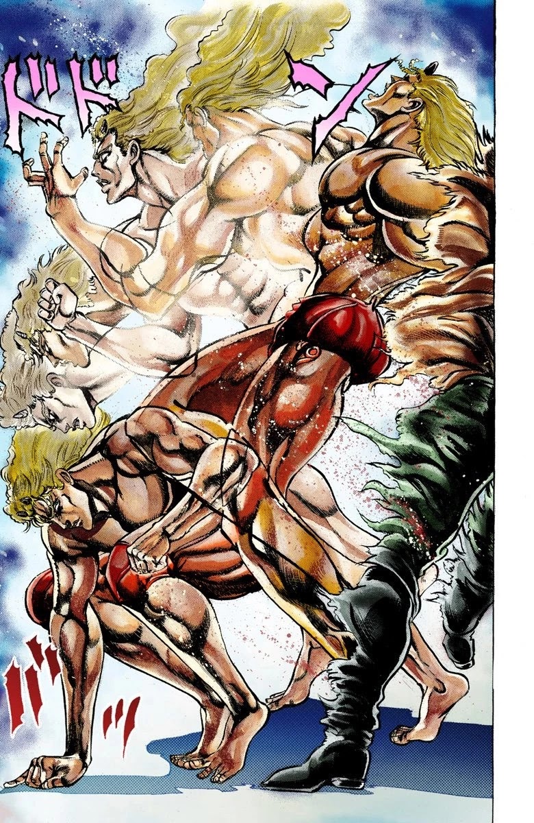 JoJo's Bizarre Adventure Part 2 - Battle Tendency (Official Colored) Chapter 13 page 13 - Chapter 13: JoJo Vs. The Ultimate Life-form