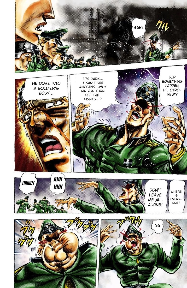 JoJo's Bizarre Adventure Part 2 - Battle Tendency (Official Colored) Chapter 13 page 6 - Chapter 13: JoJo Vs. The Ultimate Life-form