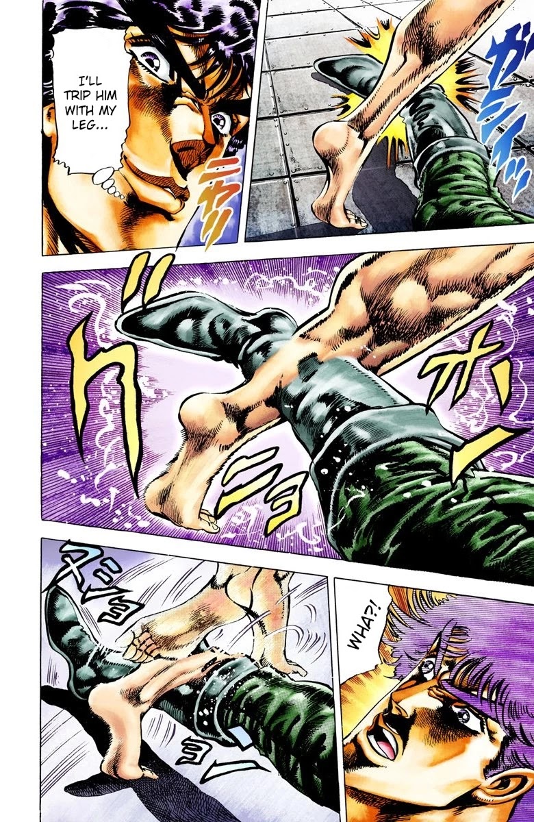 JoJo's Bizarre Adventure Part 2 - Battle Tendency (Official Colored) Chapter 14 page 7 - Chapter 14: The Ripple and the Ultimate Life-form