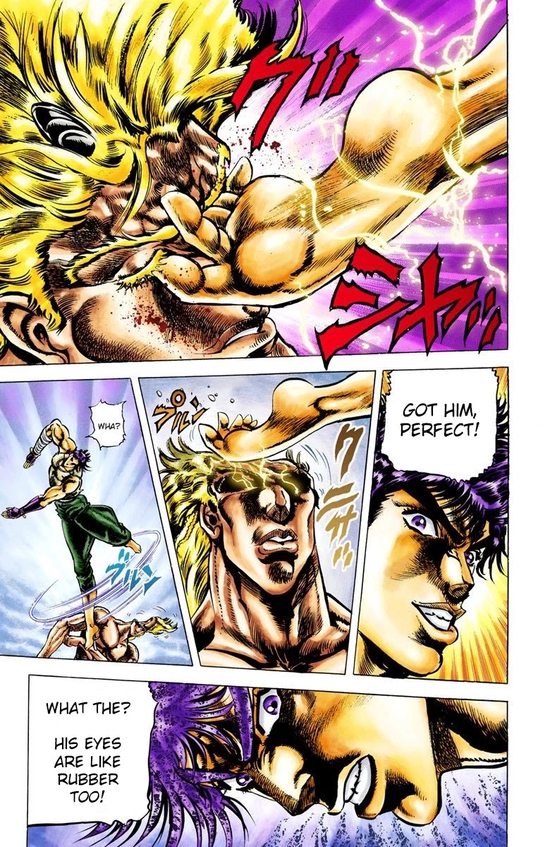 JoJo's Bizarre Adventure Part 2 - Battle Tendency (Official Colored) Chapter 15 page 11 - Chapter 15: The Perfect Plan!