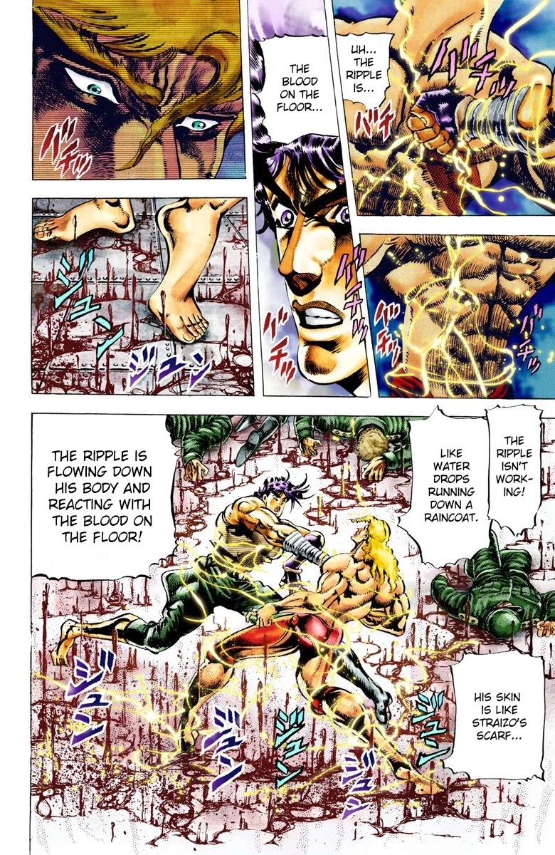JoJo's Bizarre Adventure Part 2 - Battle Tendency (Official Colored) Chapter 15 page 2 - Chapter 15: The Perfect Plan!