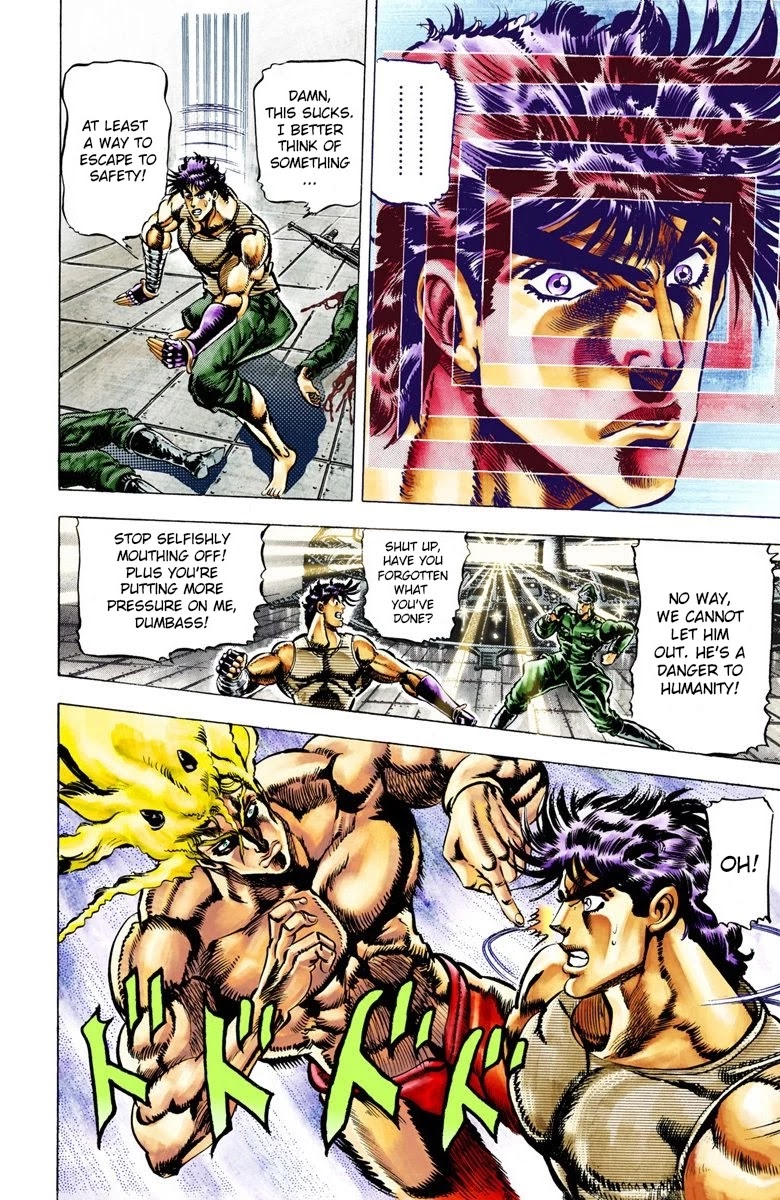 JoJo's Bizarre Adventure Part 2 - Battle Tendency (Official Colored) Chapter 15 page 6 - Chapter 15: The Perfect Plan!