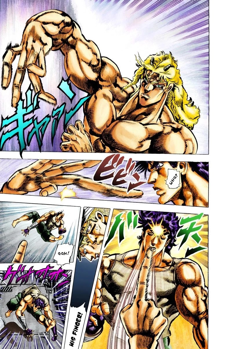JoJo's Bizarre Adventure Part 2 - Battle Tendency (Official Colored) Chapter 15 page 7 - Chapter 15: The Perfect Plan!