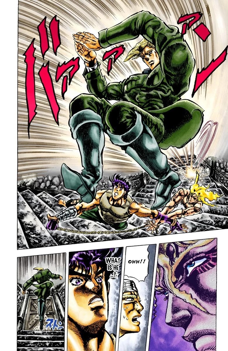 JoJo's Bizarre Adventure Part 2 - Battle Tendency (Official Colored) Chapter 16 page 11 - Chapter 16: Stroheim's Determination