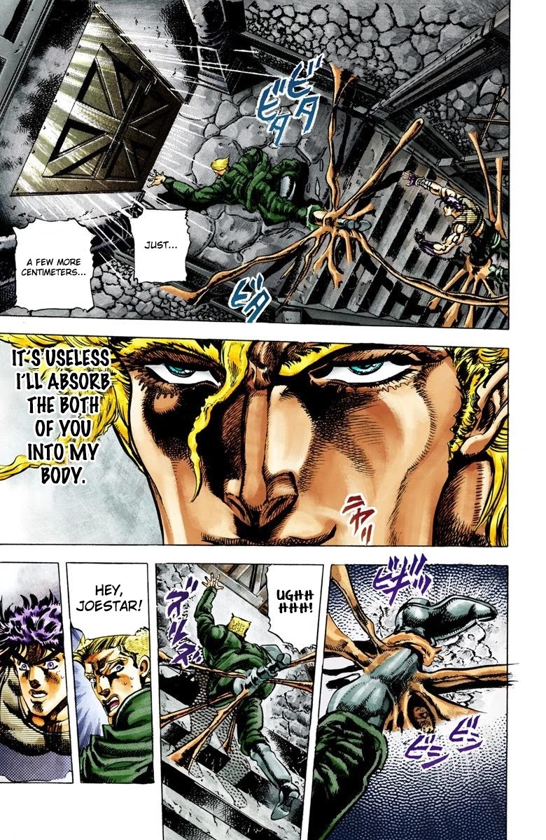 JoJo's Bizarre Adventure Part 2 - Battle Tendency (Official Colored) Chapter 16 page 14 - Chapter 16: Stroheim's Determination